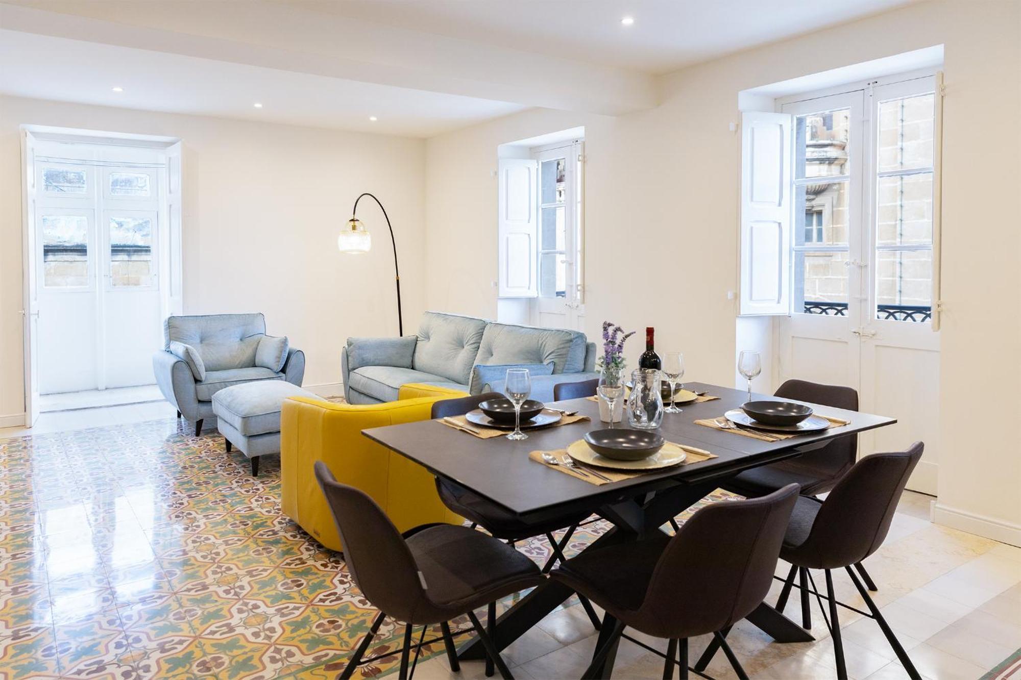 Florette Suite Designer Finish With Stunning Lounge Terrace By Arcobnb Floriana Esterno foto